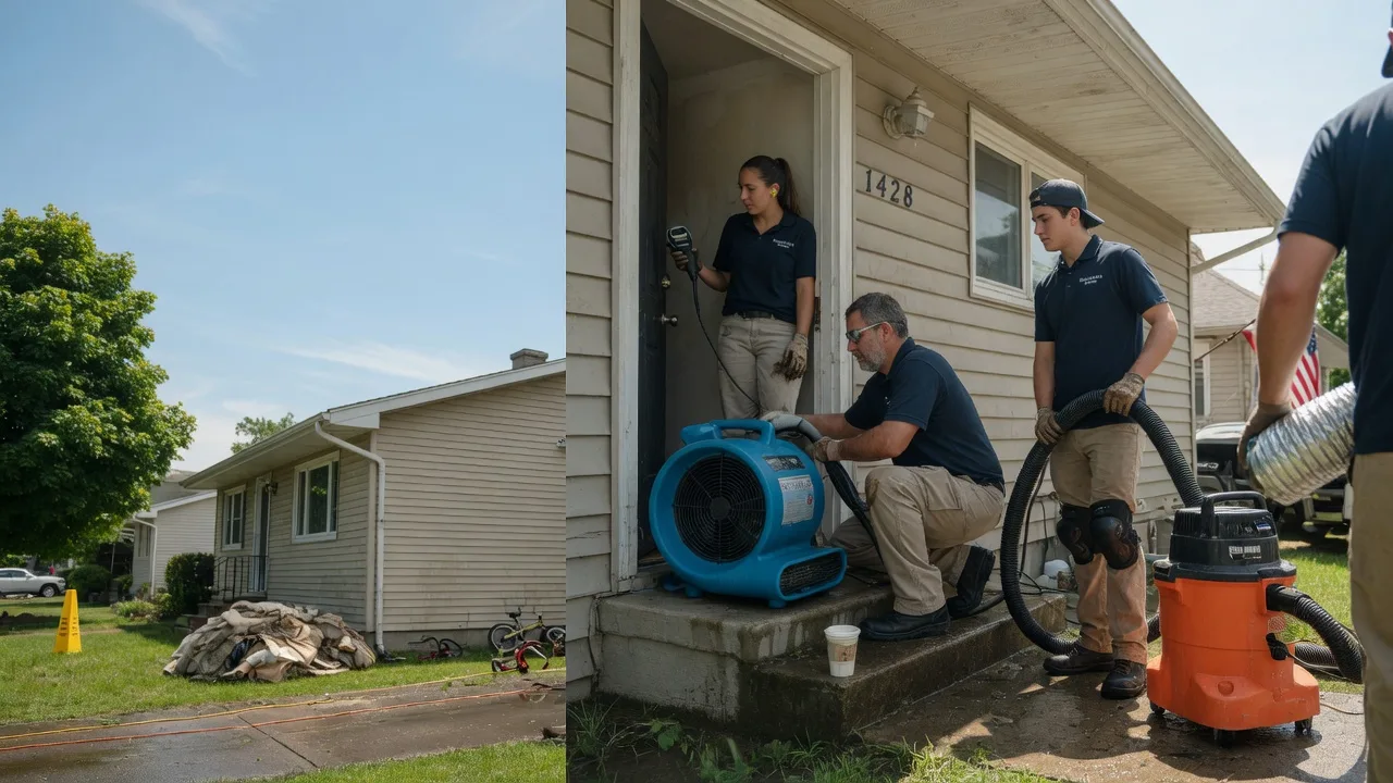 Water Damage Restoration in Saybrook, IL near me